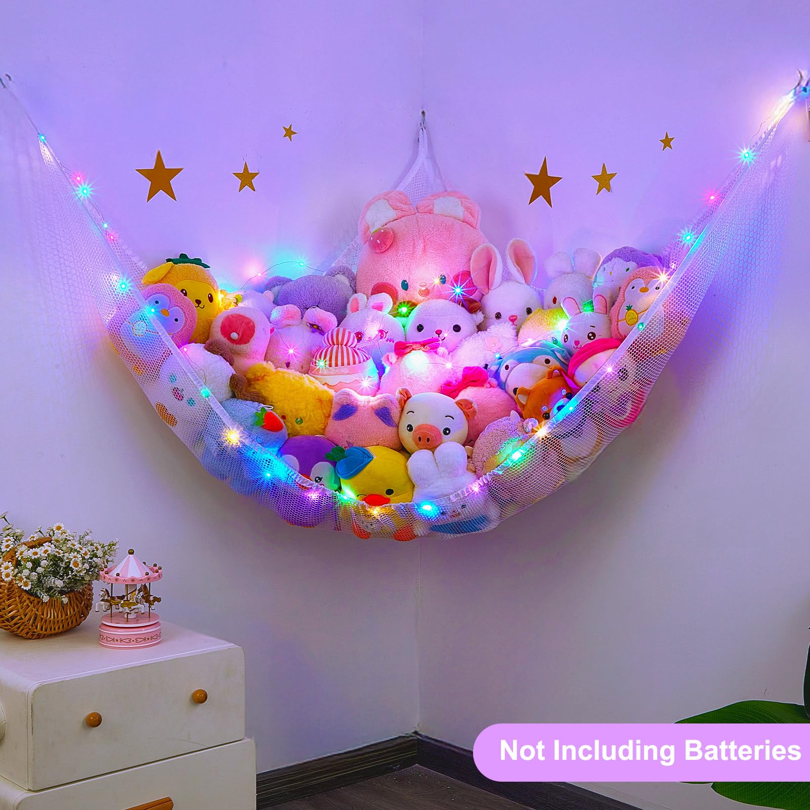 Unicorn Castle white room decor adds playful touch and charm.