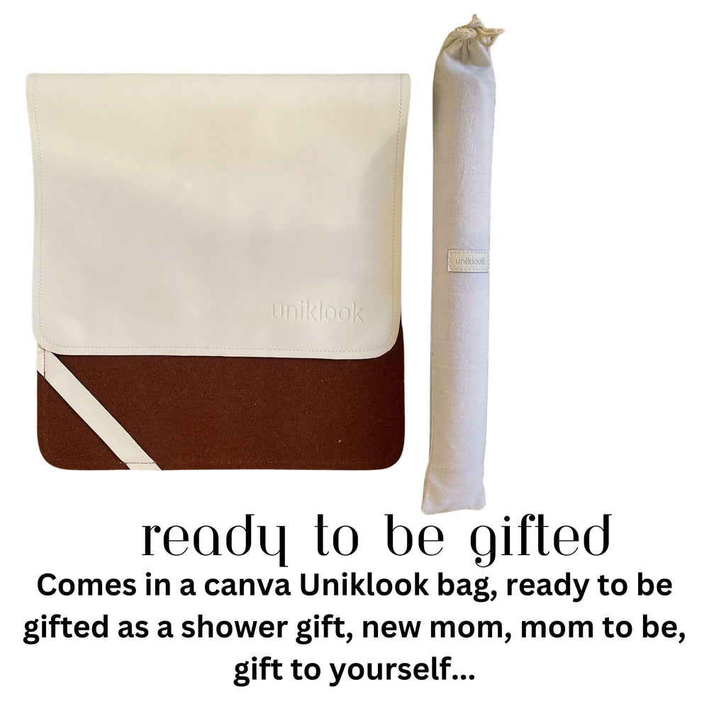 Uniklook mini changing pad 14x22, compact for quick outings.