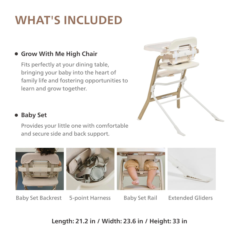 Unilove Grow with Me sturdy metal frame for long-term use