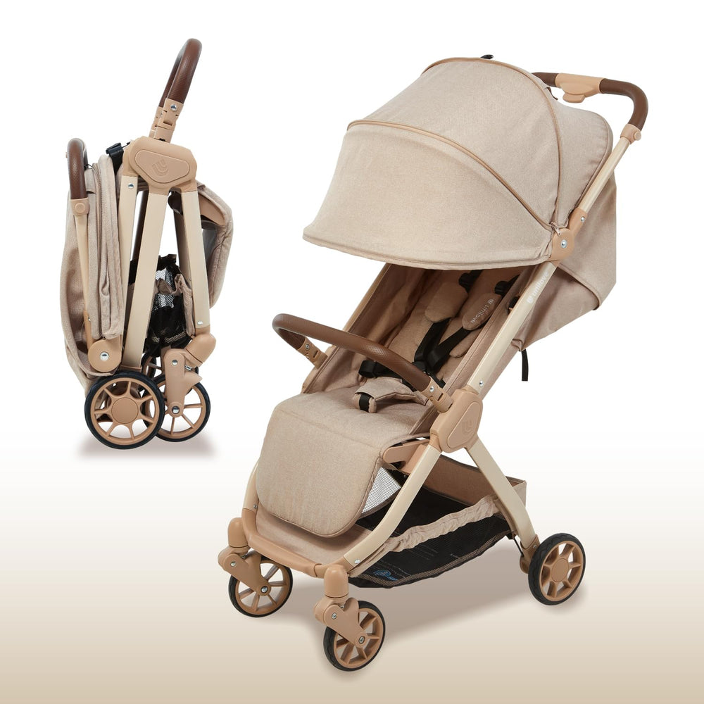 Unilove Pika stroller lightweight frame ideal for travel and daily use.