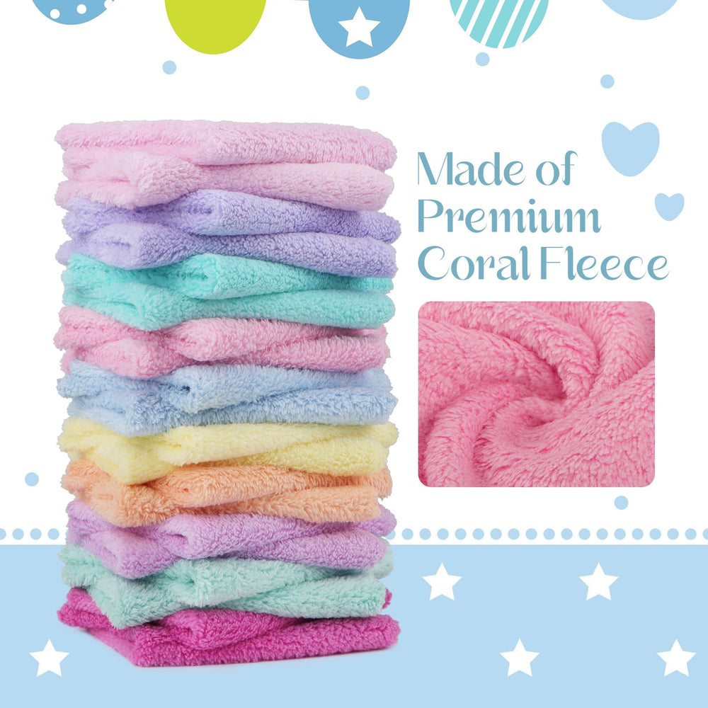 UNIMADE ultra-absorbent texture washcloths for quick bath drying