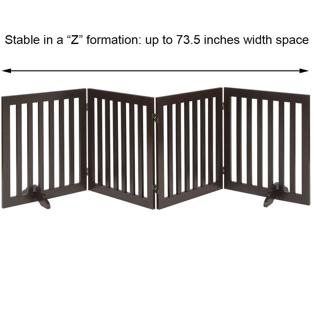 Unipaws foldable gate stored under bed saves space