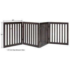 Unipaws gate installed on stairs demonstrates safe pet separation