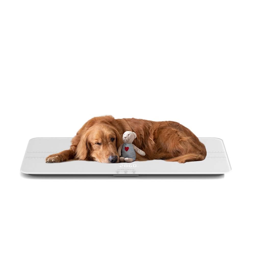 Unipaws scale used at home for pets and babies with reliable in-home weighing.