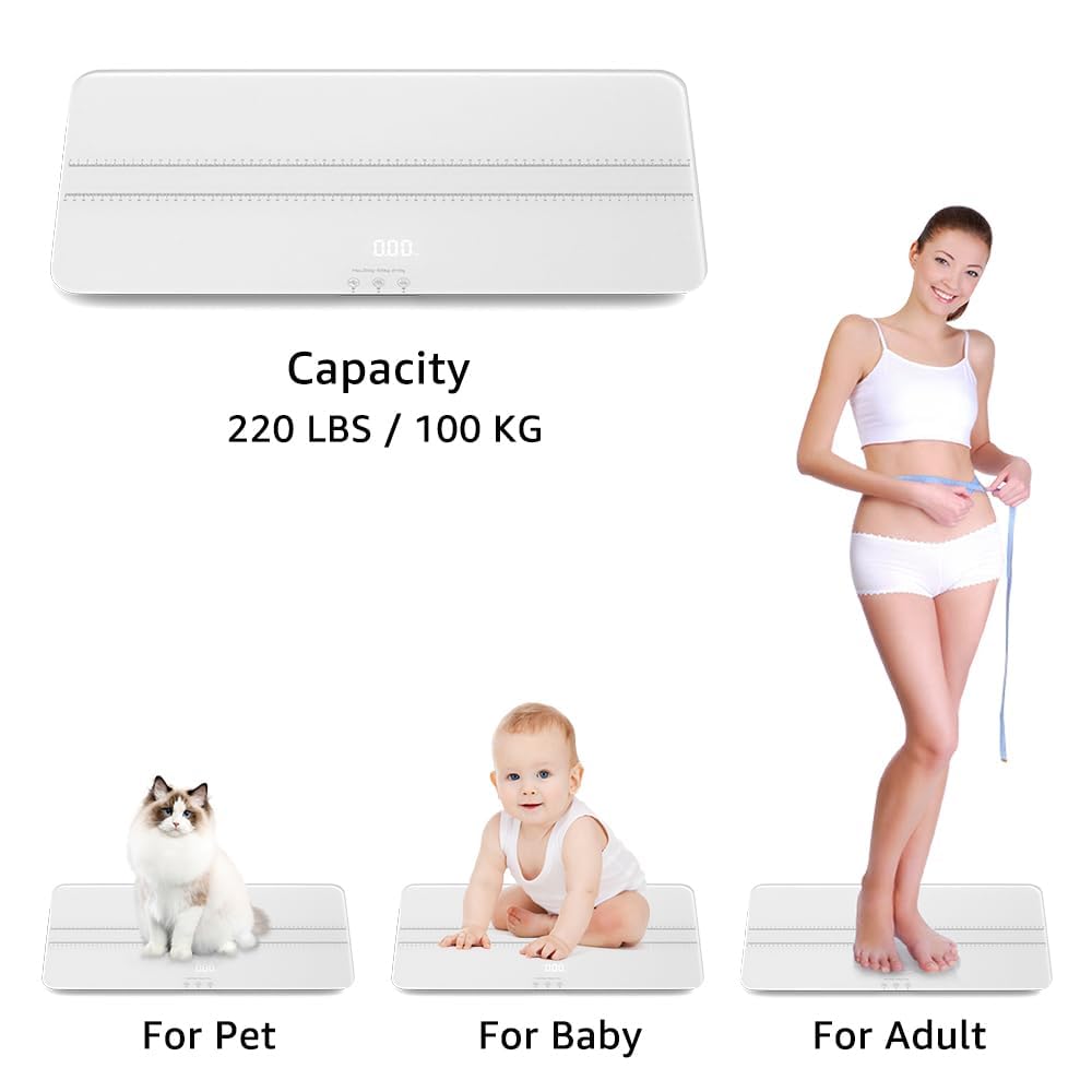 Unipaws Type-C charging powers the scale quickly and reliably.