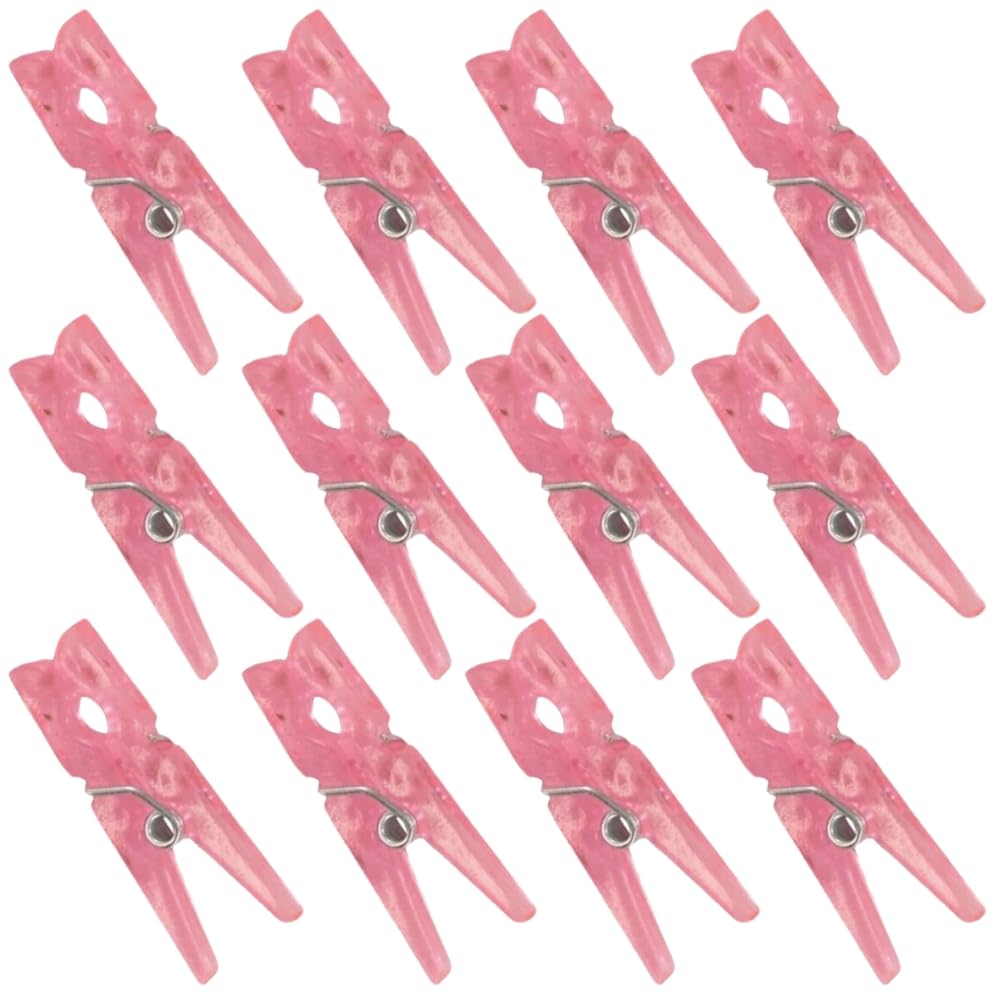 Unique baby pink clothespin favor ideal for baby shower decor.
