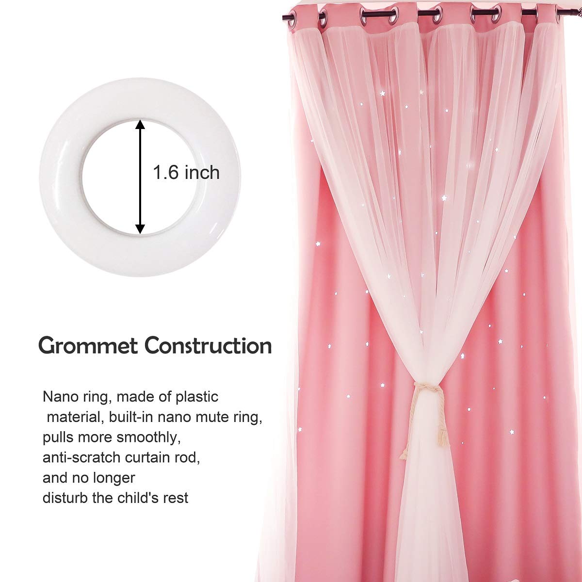 UNISTAR lace inner layer texture emphasizes elegant contrast in light