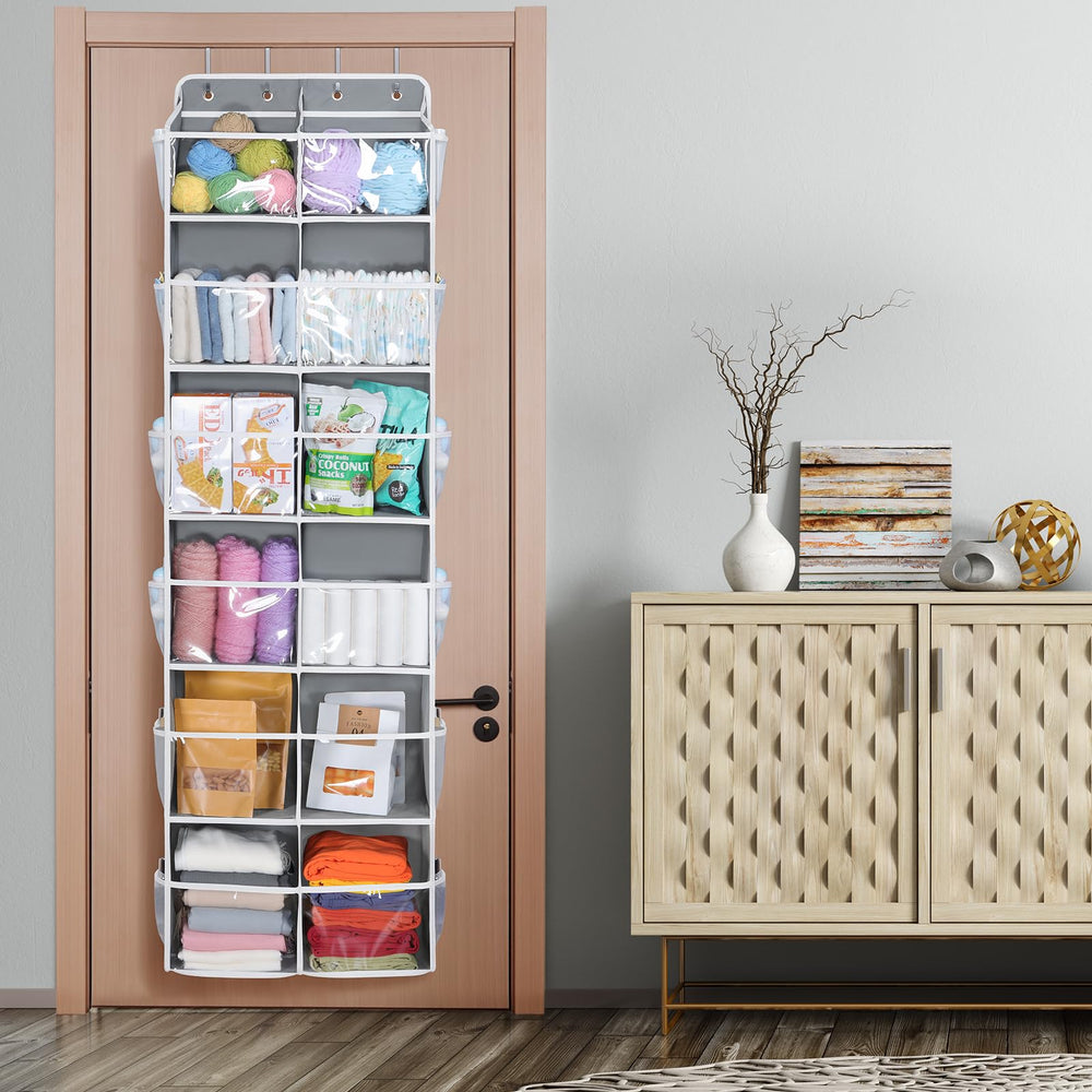 Univivi large-capacity storage with 12 pockets ideal for clothes and linens