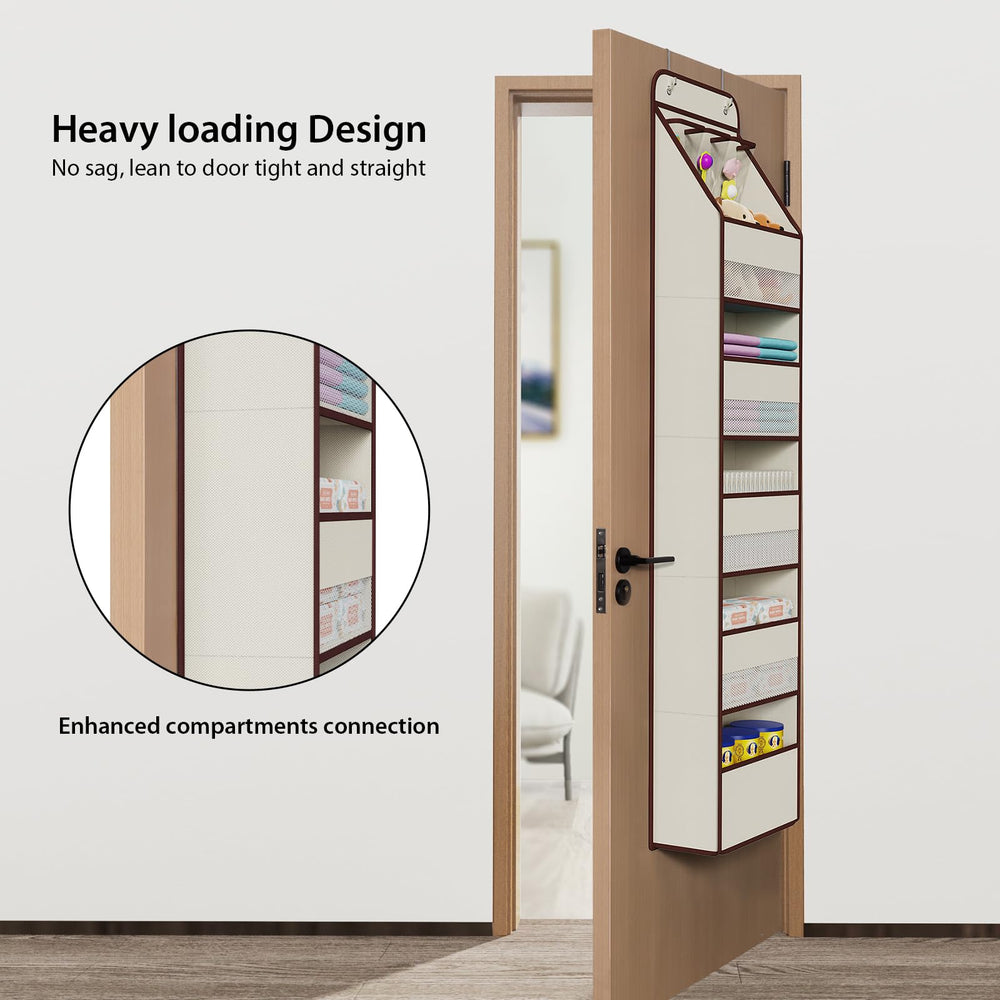Univivi storage pockets with five large and three small compartments for quick access.
