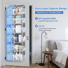 Univivi clear pockets interior view demonstrates easy access to small items