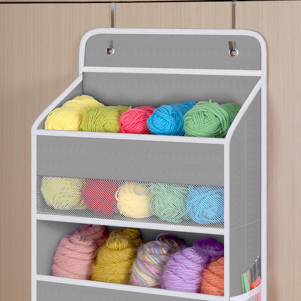 Univivi door organizer installs on standard doors in minutes.