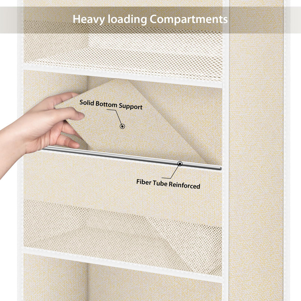Univivi easy installation hooks demonstration on a standard door