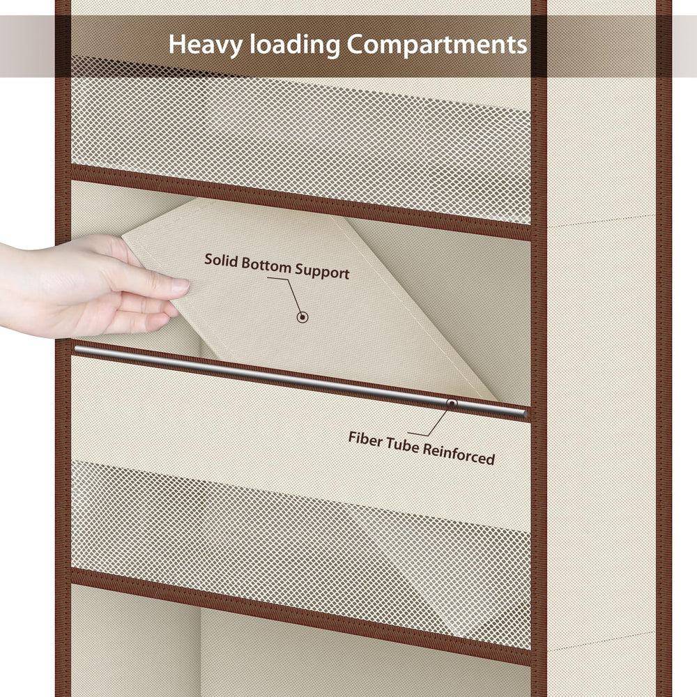 Univivi easy installation with metal hooks fits most doors securely.