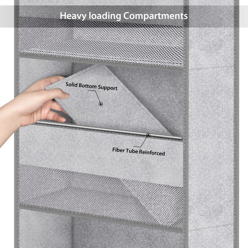 Univivi easy installation with thickened hooks fits most doors