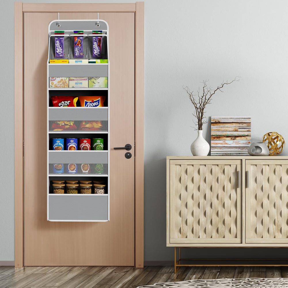 Univivi grey nursery organizer blends with modern decor