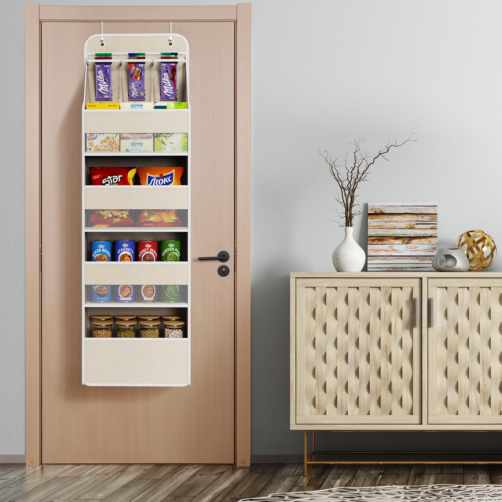 Univivi nursery use scenario storing diapers and bottles efficiently