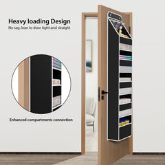 Univivi over-door organizer front view highlighting compact baby storage