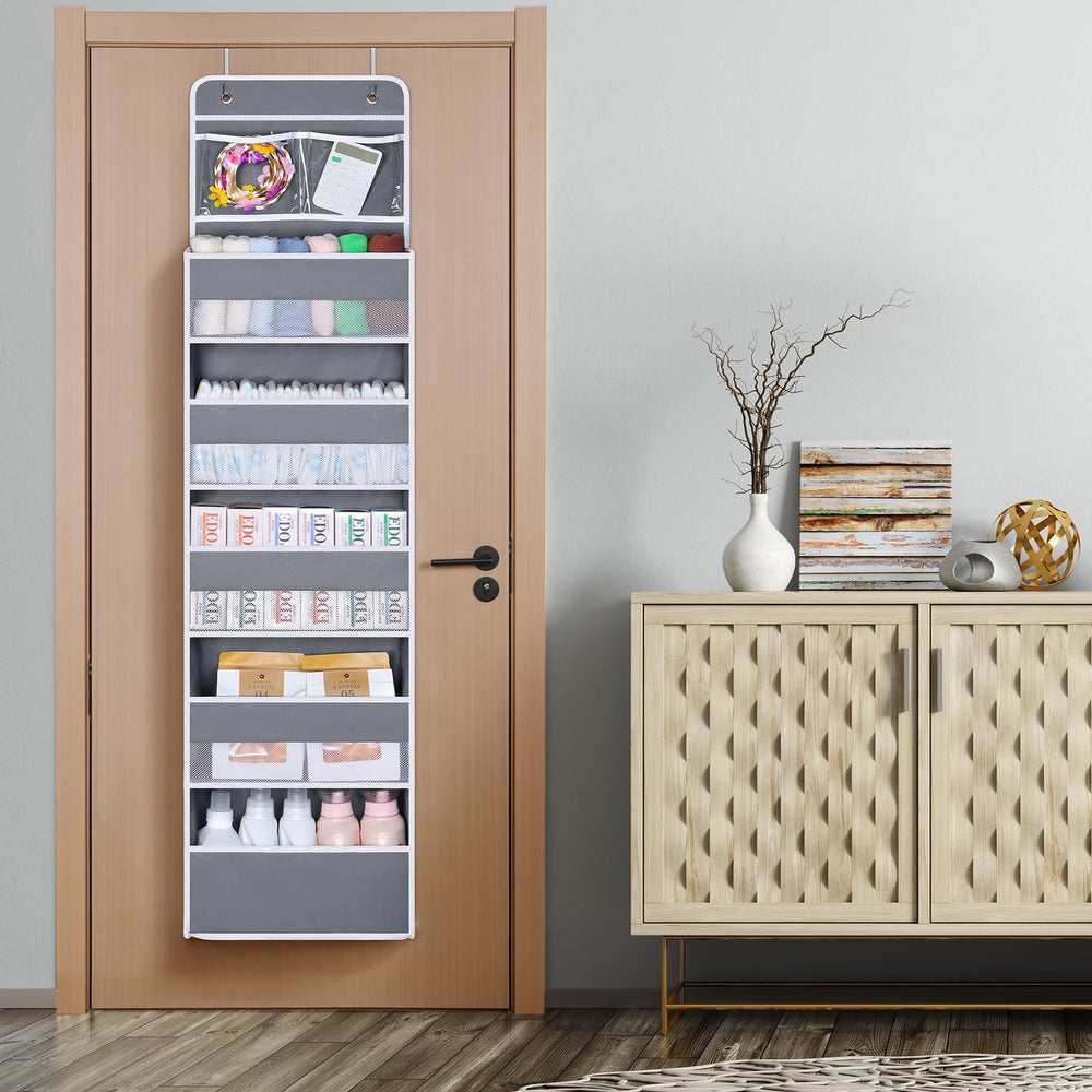 Univivi easy-installation door hanger fits standard doors for quick setup.