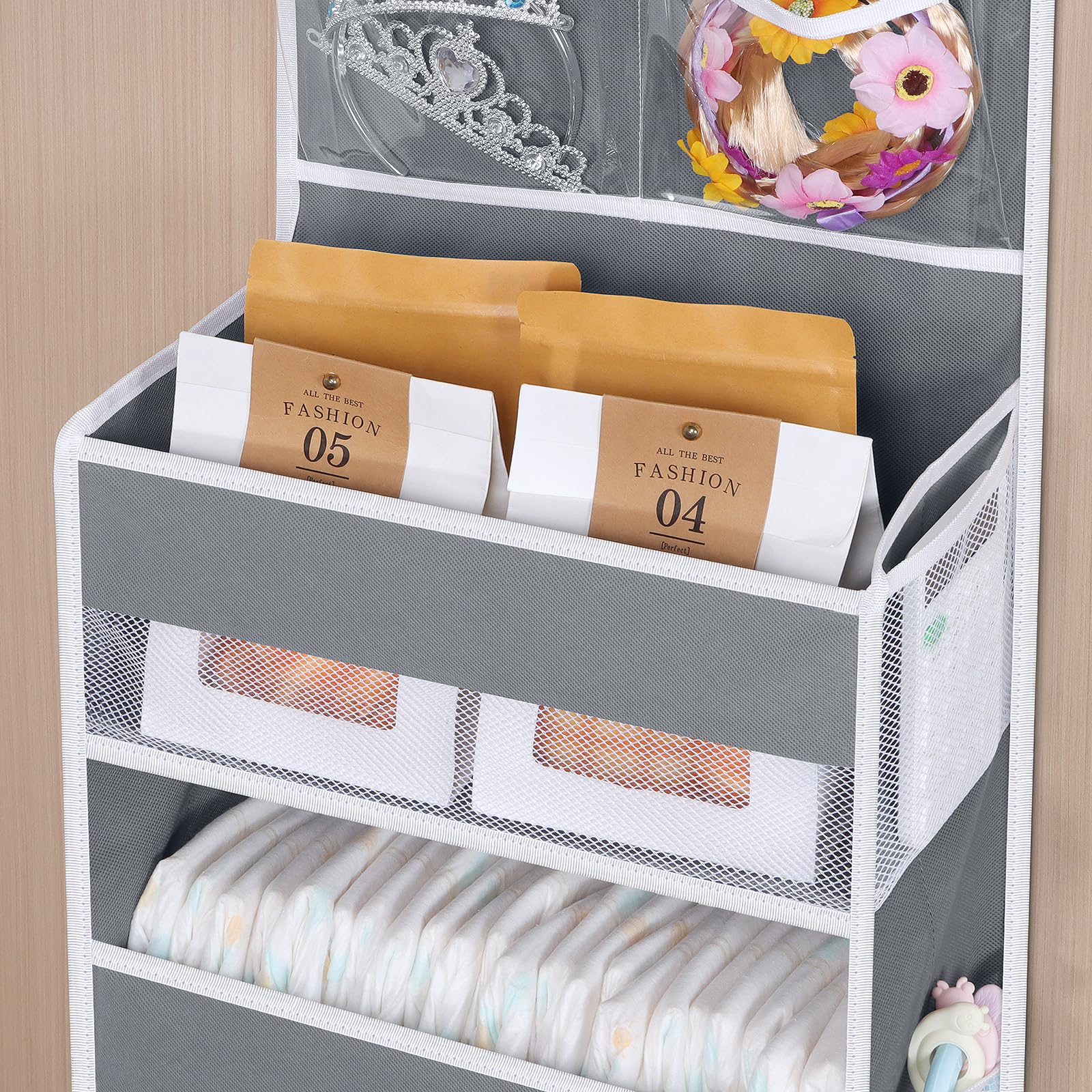 Univivi versatile storage ideal for cosmetics, baby essentials, and pantry snacks.