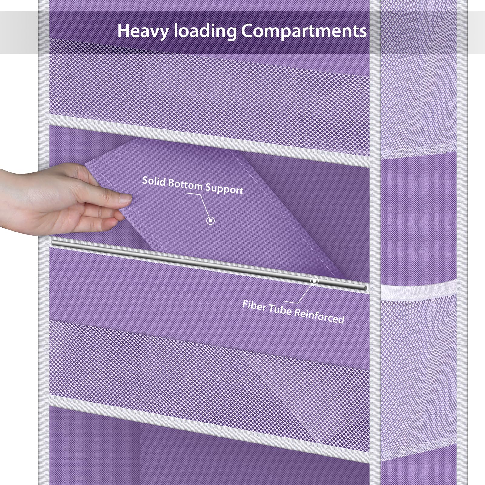 Univivi on-door installation demonstrating universal hooks fitting standard doors