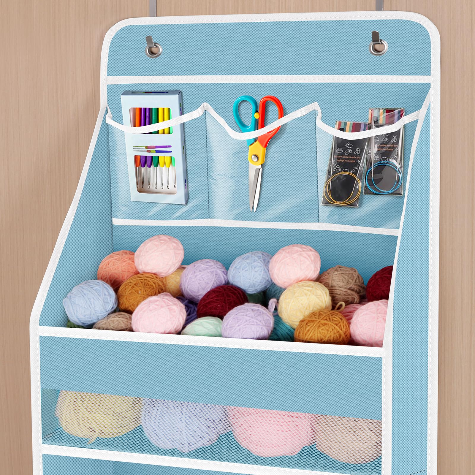 Univivi sturdy bottom support blue emphasizes weight-bearing compartments for baby supplies