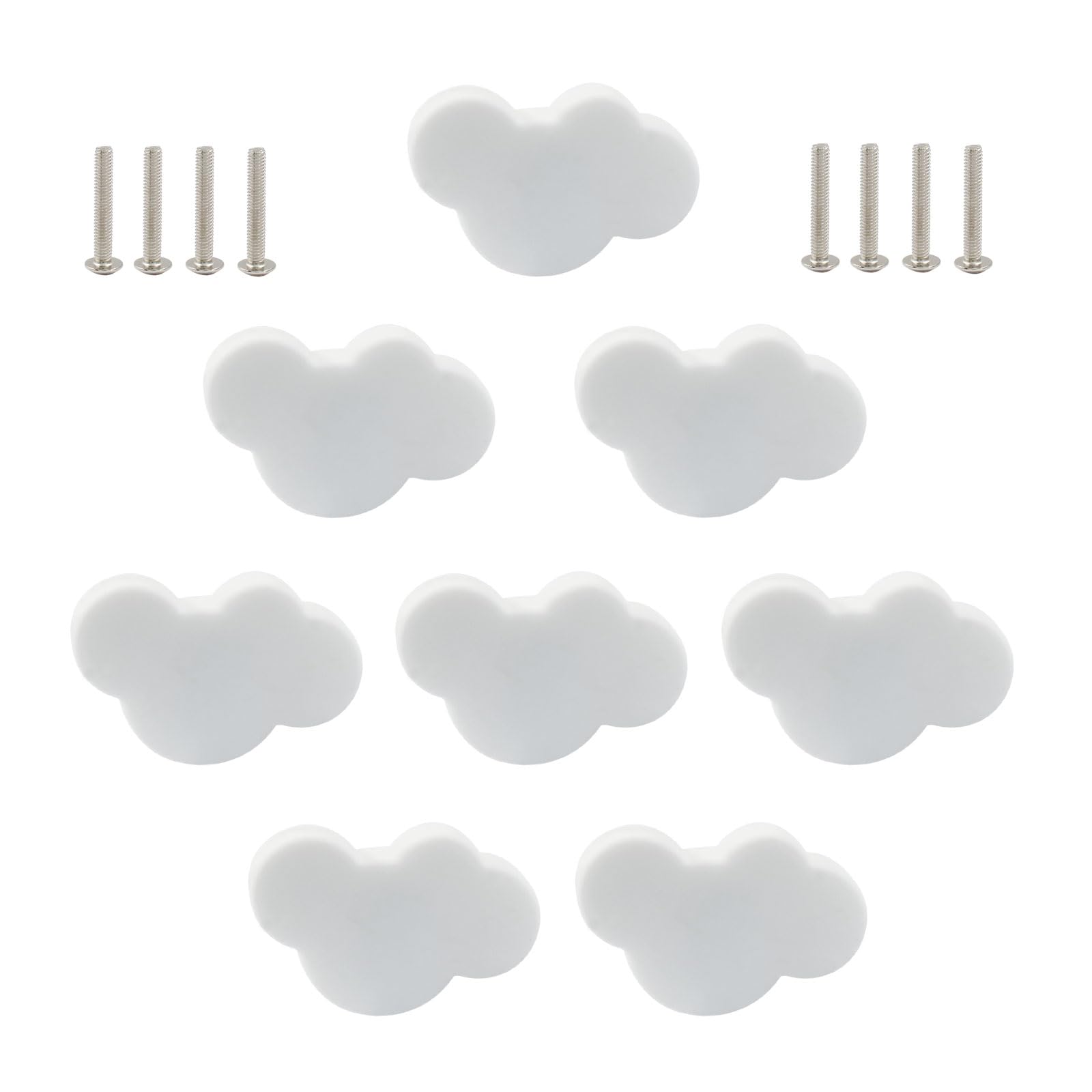 Unlorspy white cloud knob brightens furniture while protecting surfaces