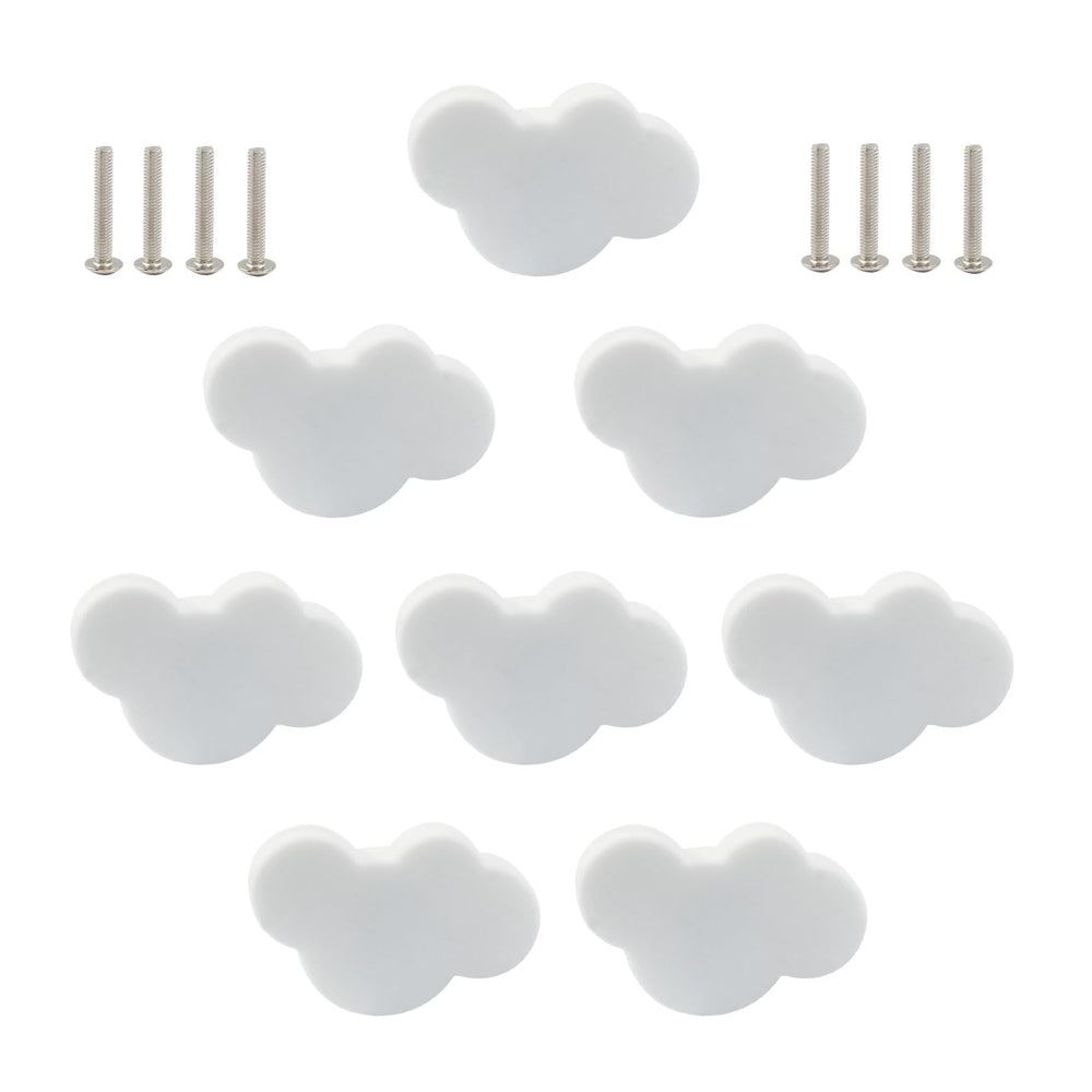Unlorspy white cloud knob brightens furniture while protecting surfaces
