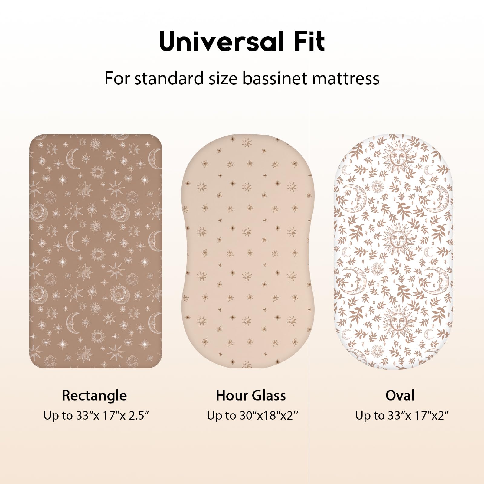 4-way elastic edge keeps the sheet from slipping at night.