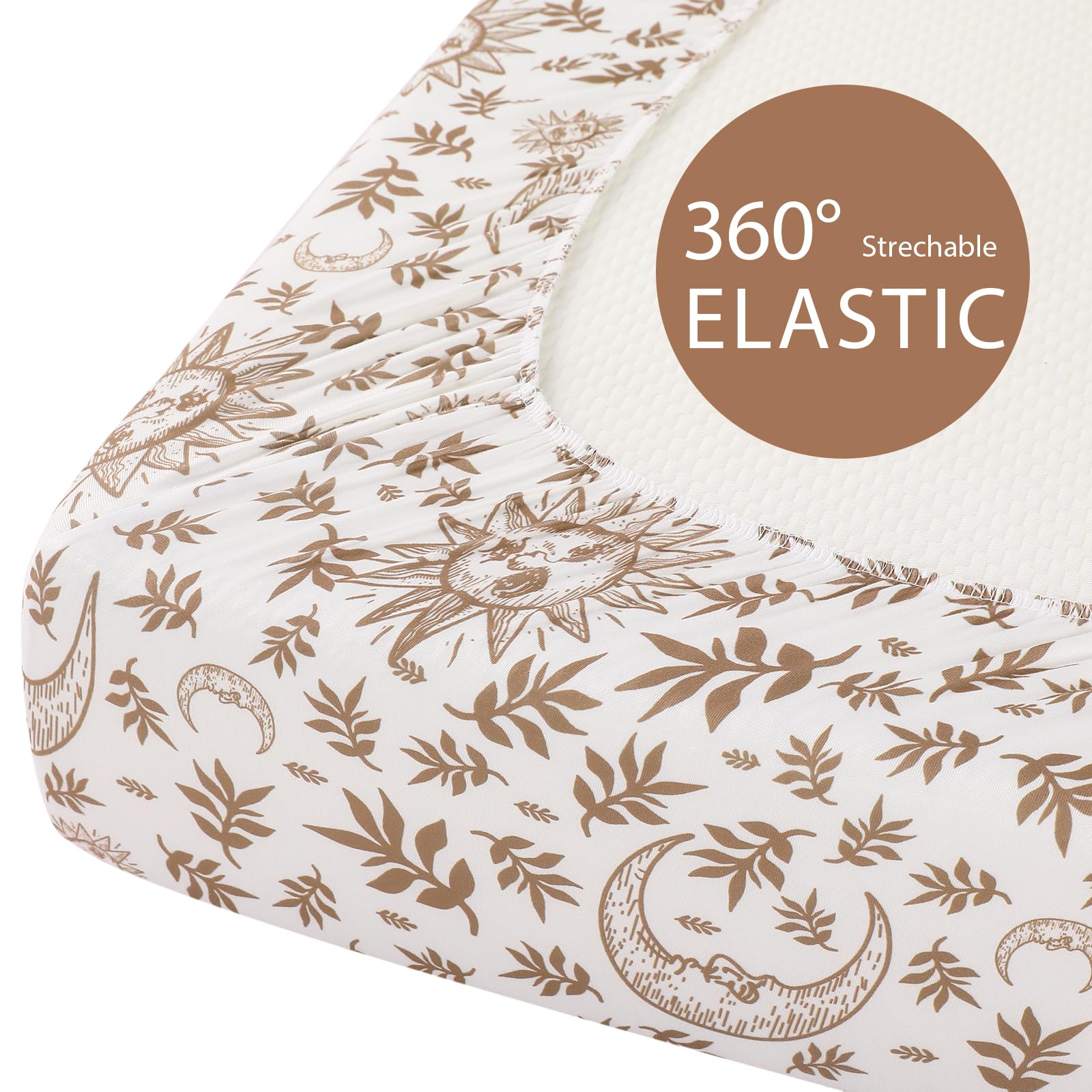 CPSC safety-certified Unnivoll bassinet sheets provide reassurance.