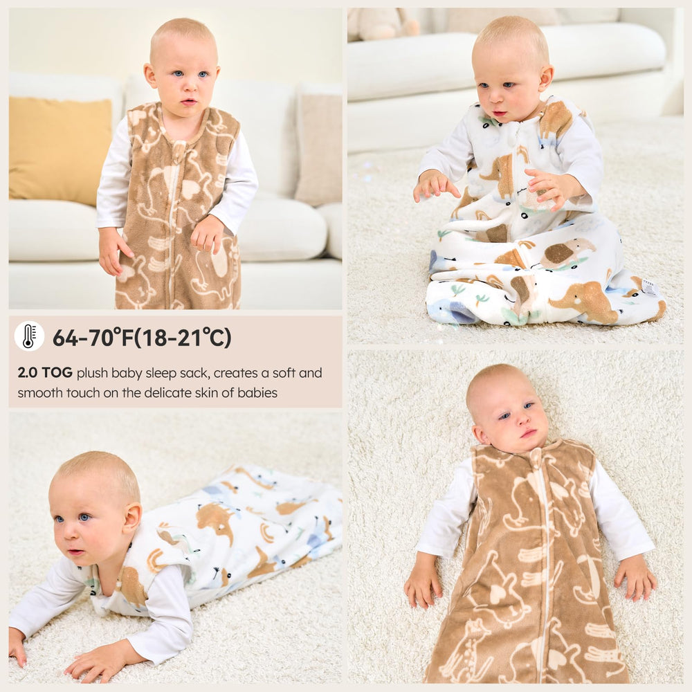 Unnivoll care-washing friendly sleep sack stays plush after washes