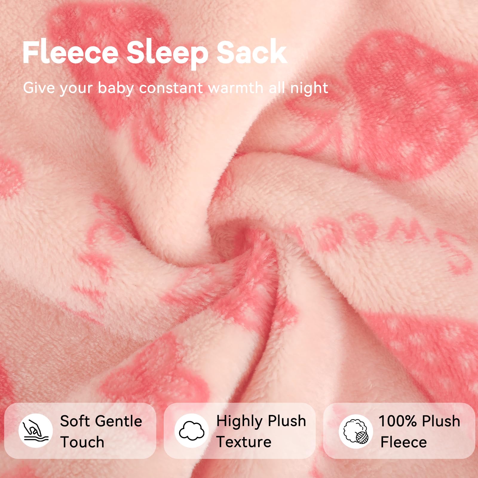 Unnivoll fleece interior provides soft warmth for 0-6 month infants.