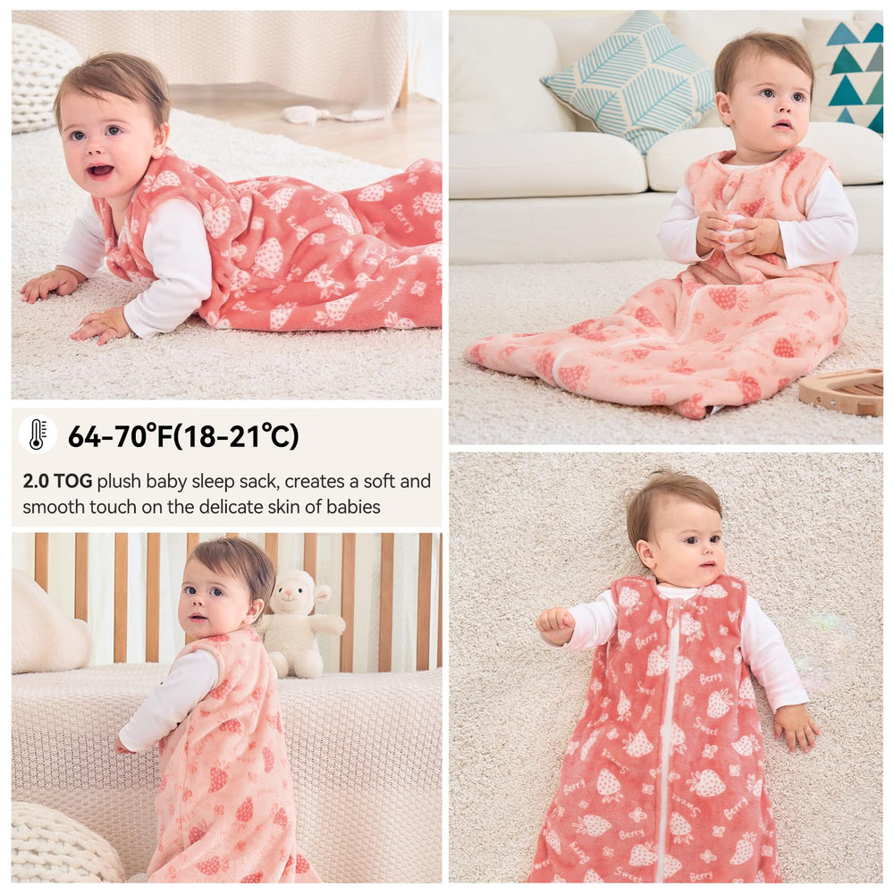 Unnivoll two-pack sleep sacks are machine washable for easy care.