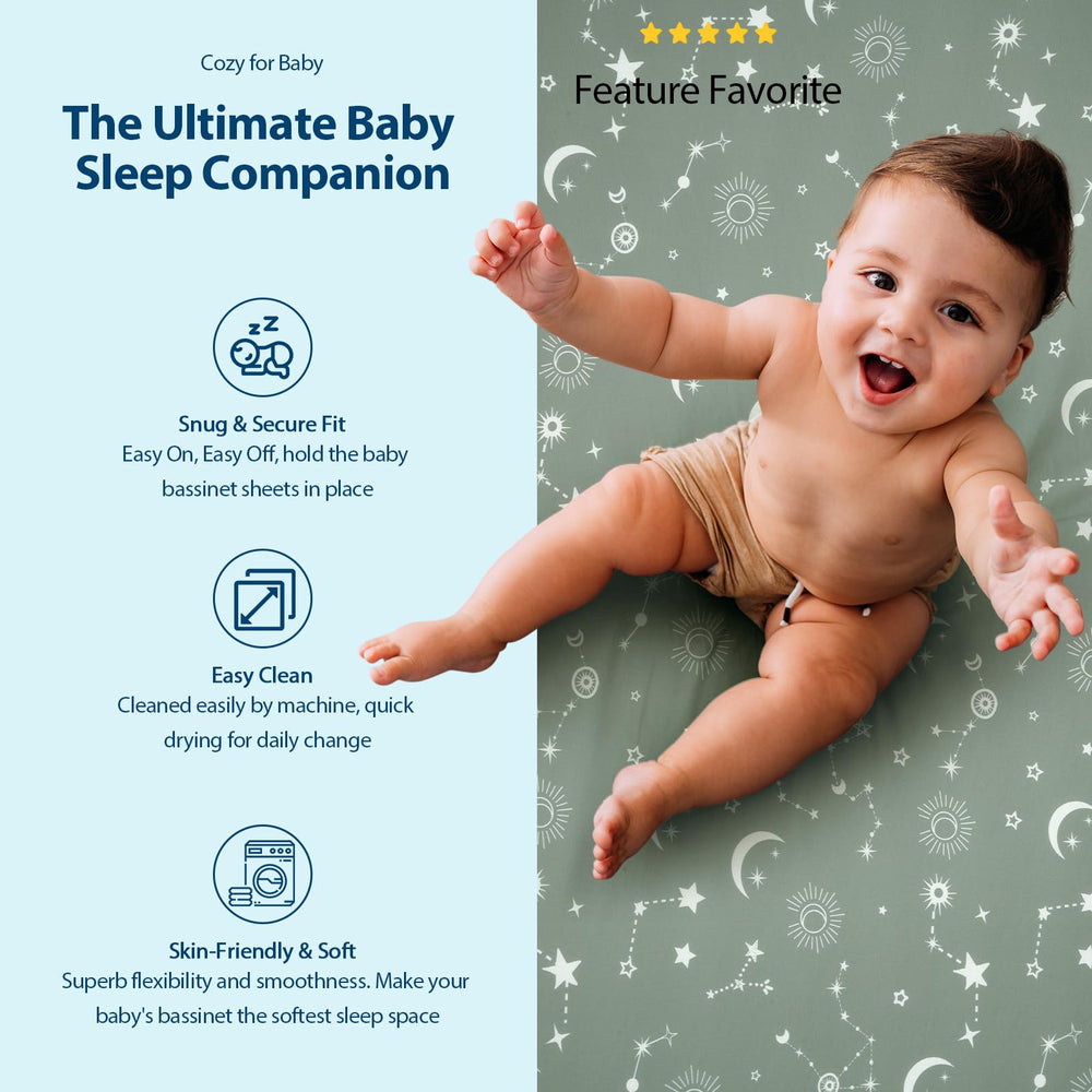 Unnivoll microfiber sheets offer soft, skin-friendly comfort for baby sleep.