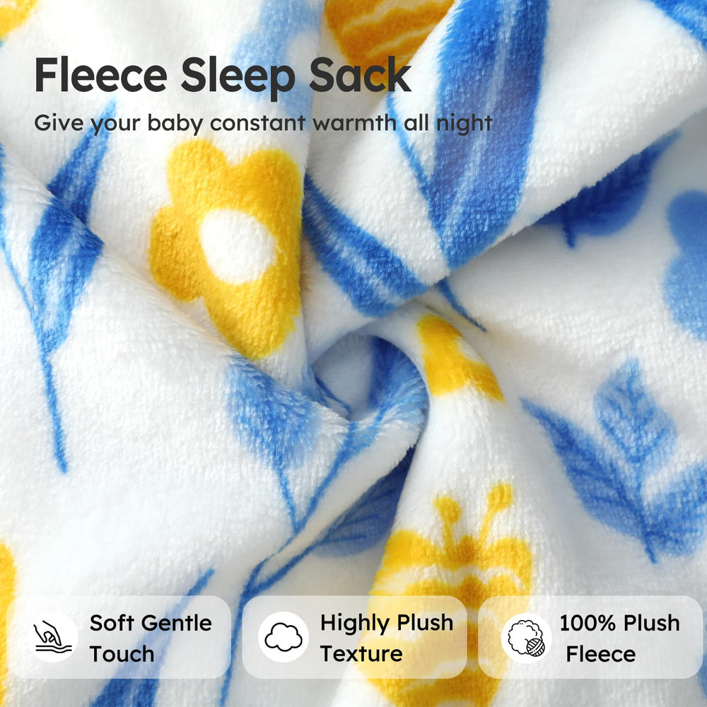 Unnivoll fleece baby sleep sack two-pack for convenient replacement and washing