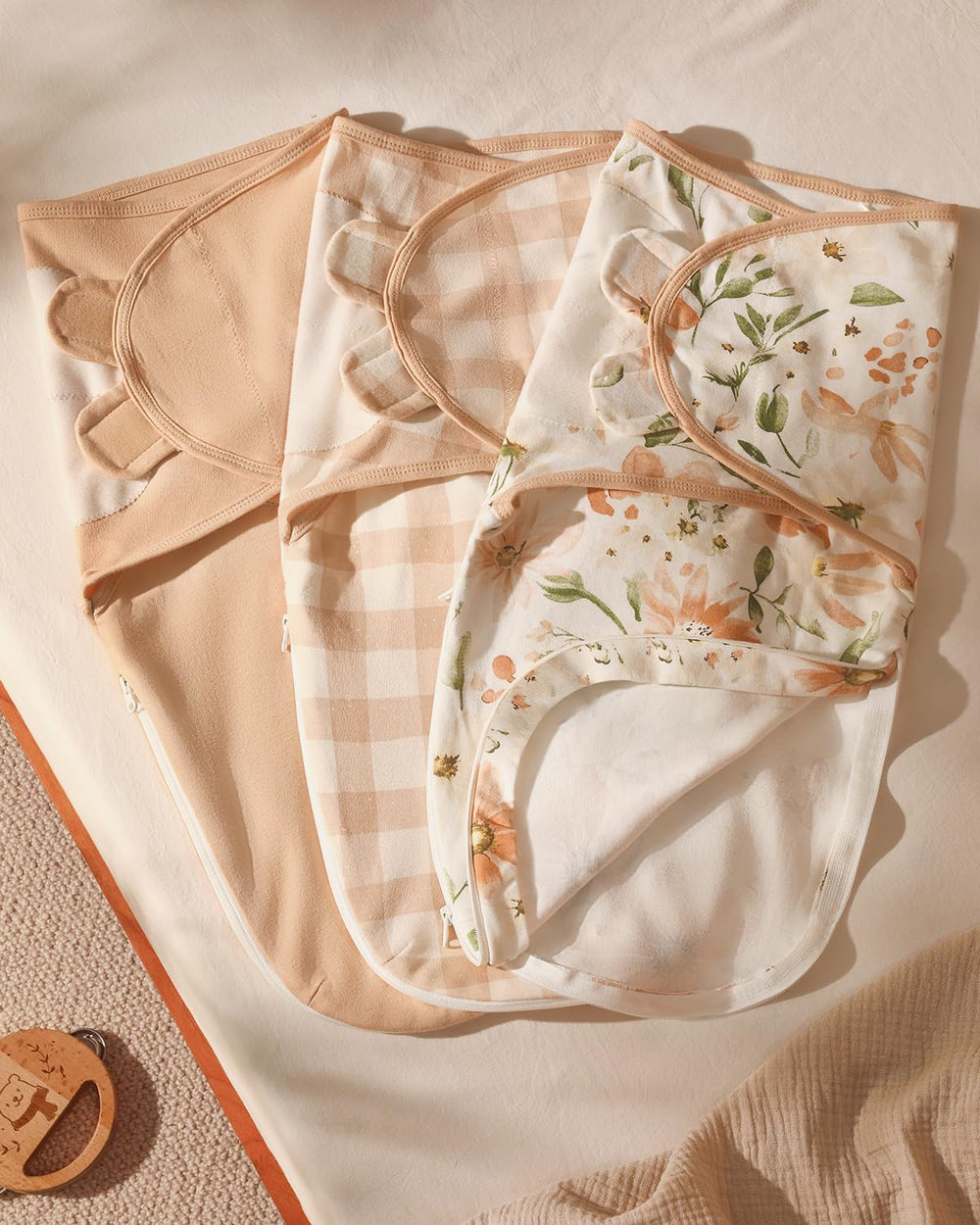 Unnivoll machine-washable durable swaddle for busy parents