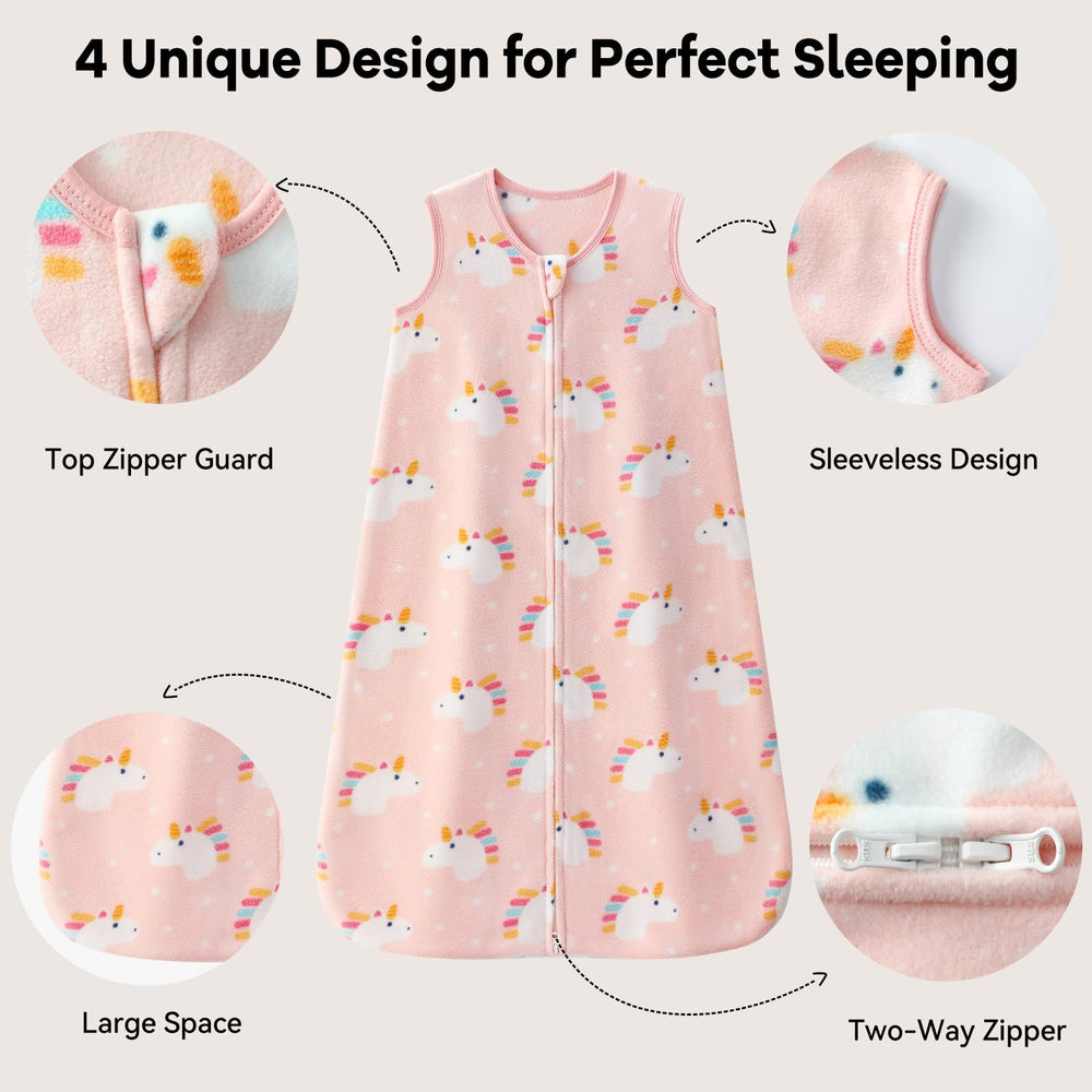 1.0 tog insulation suited for indoor temps 68-75°F for cozy naps.