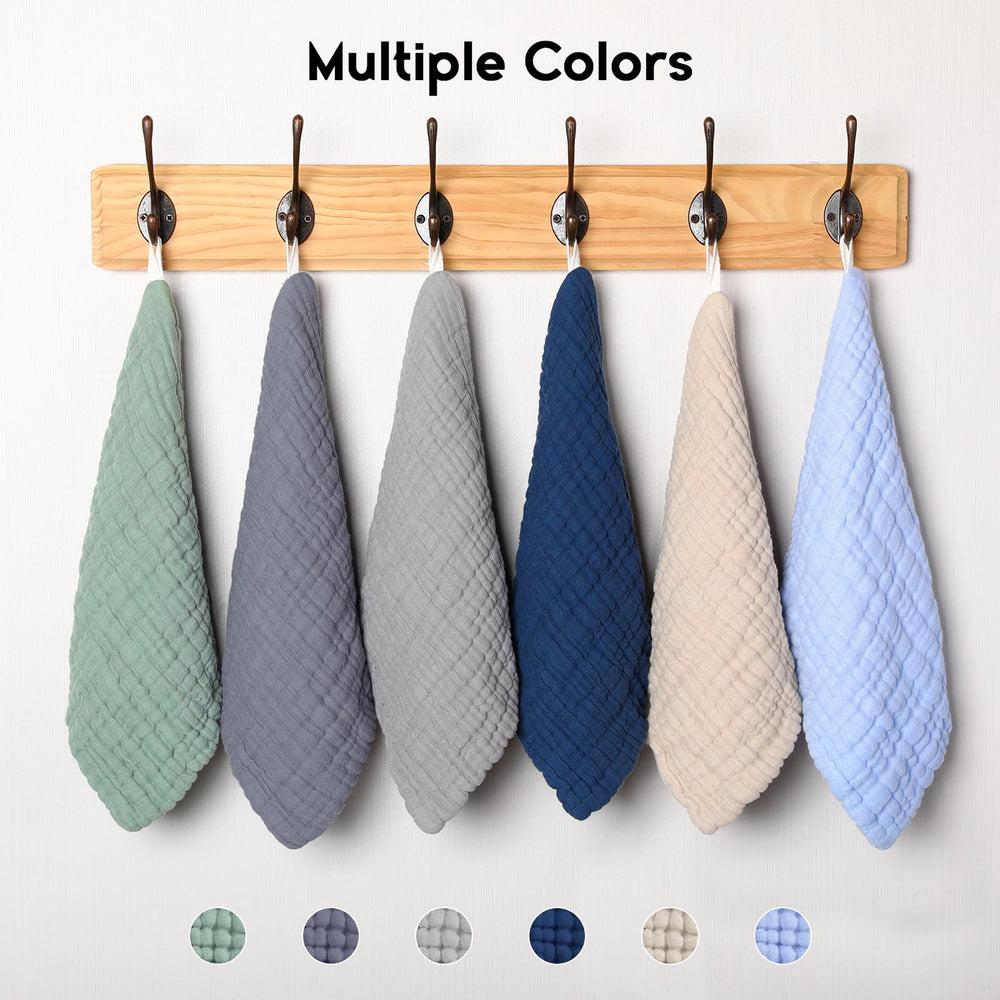 Multiuse Unnivoll cloths ideal as burp cloths, wipes, or face towels.