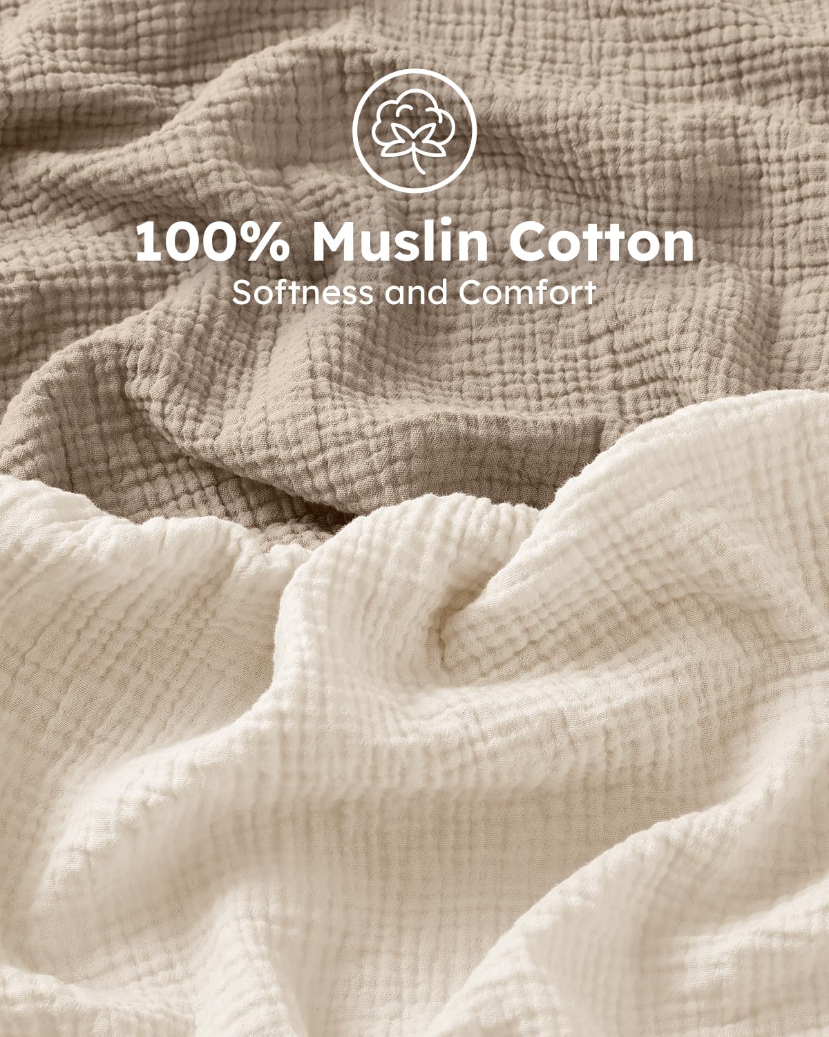 Unnivoll muslin bassinet sheets universal fit for rectangle, round, oval, and hourglass mattresses