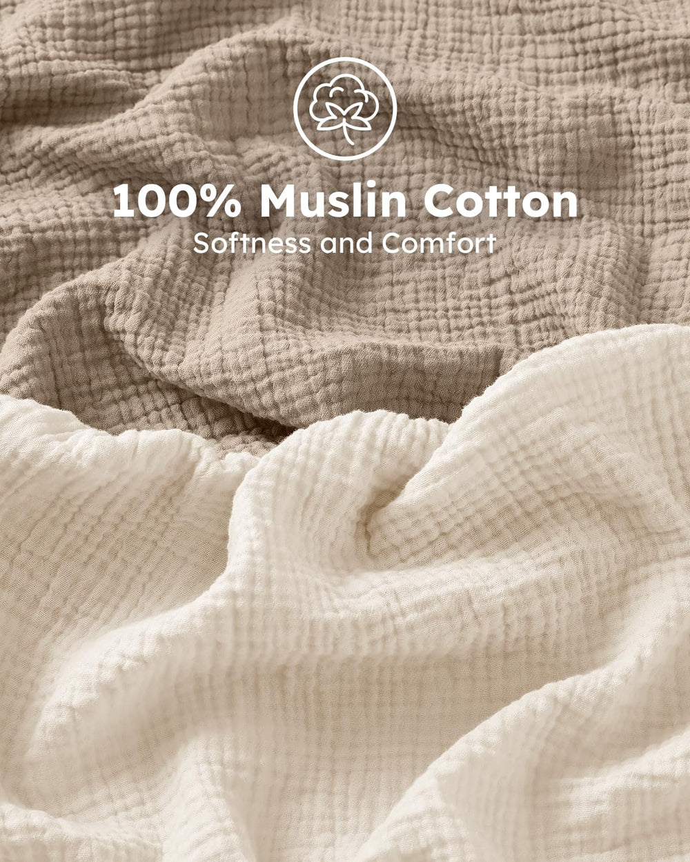 Unnivoll muslin bassinet sheets universal fit for rectangle, round, oval, and hourglass mattresses