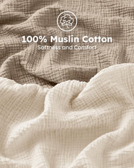 Unnivoll muslin bassinet sheets universal fit for rectangle, round, oval, and hourglass mattresses