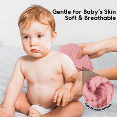 Unnivoll burp cloths offer ultra-soft surface for delicate baby skin.