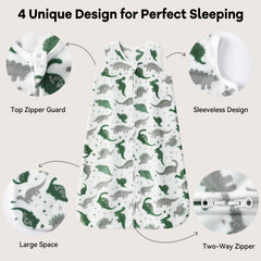 Unnivoll sleep sack interior plush fabric feels soft against skin