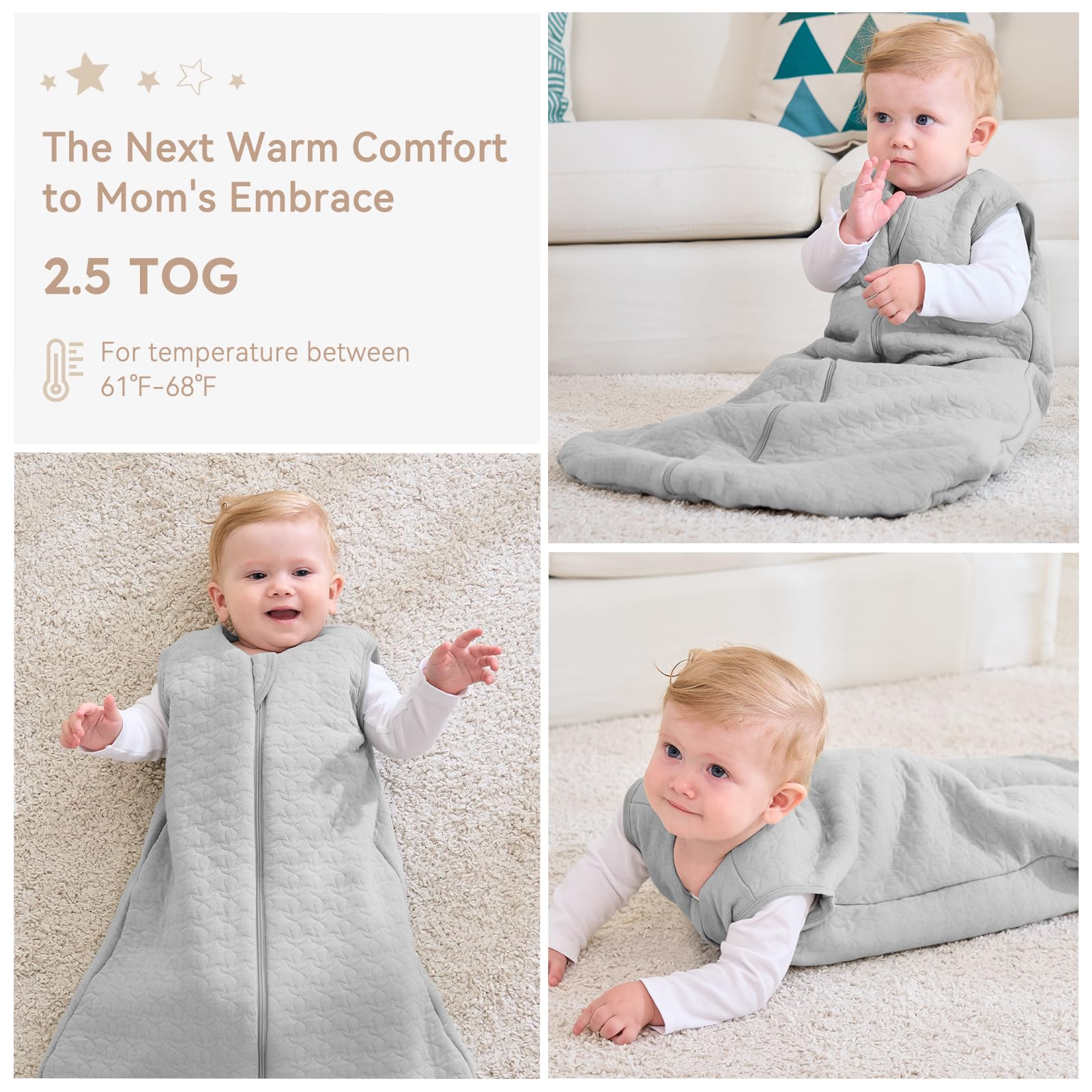 Unnivoll safe neck opening and sleeveless cut for snug freedom.