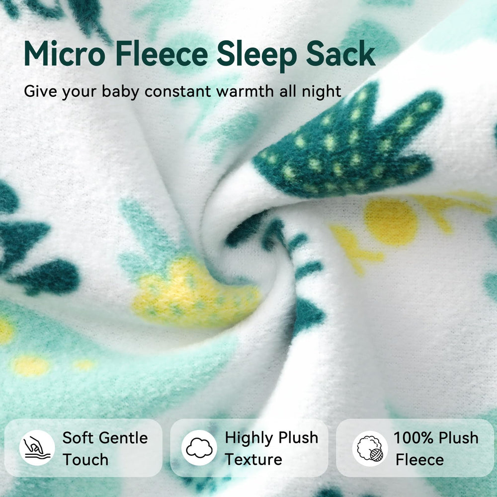 Unnivoll fleece sleep sack size chart view helps find the right fit