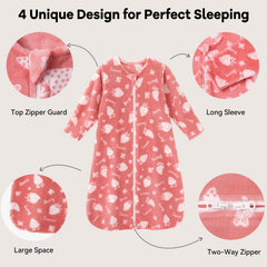 Unnivoll fleece-texture sleep sack offers gentle warmth