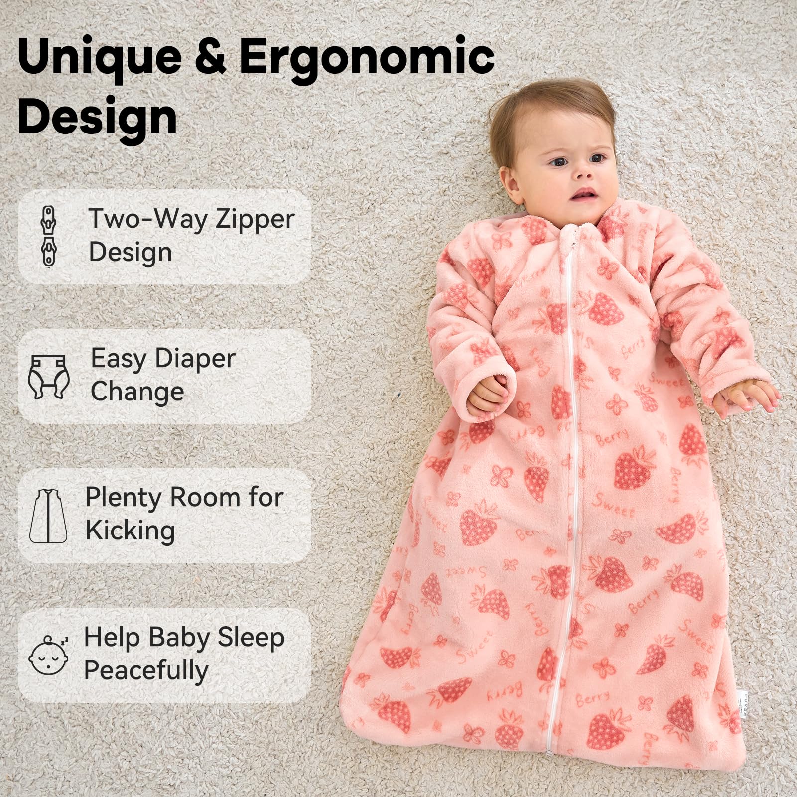 Unnivoll two-pack sleep sacks for busy parents