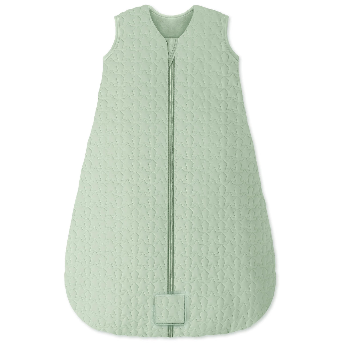 Unnivoll sleep sack in winter green keeping baby cozy during sleep