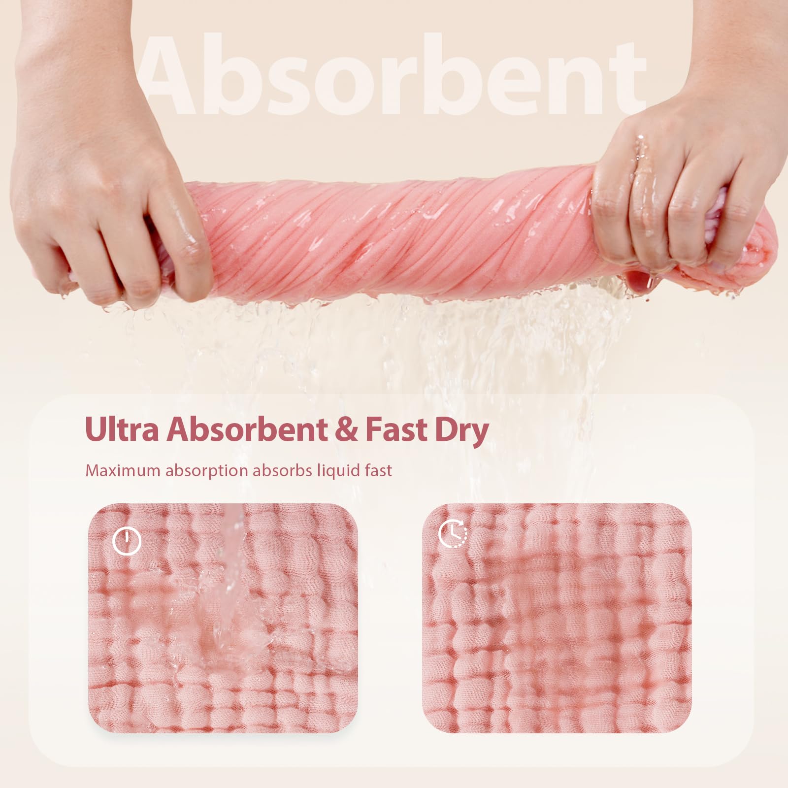 Unnivoll travel-friendly towel dries quickly and packs easily
