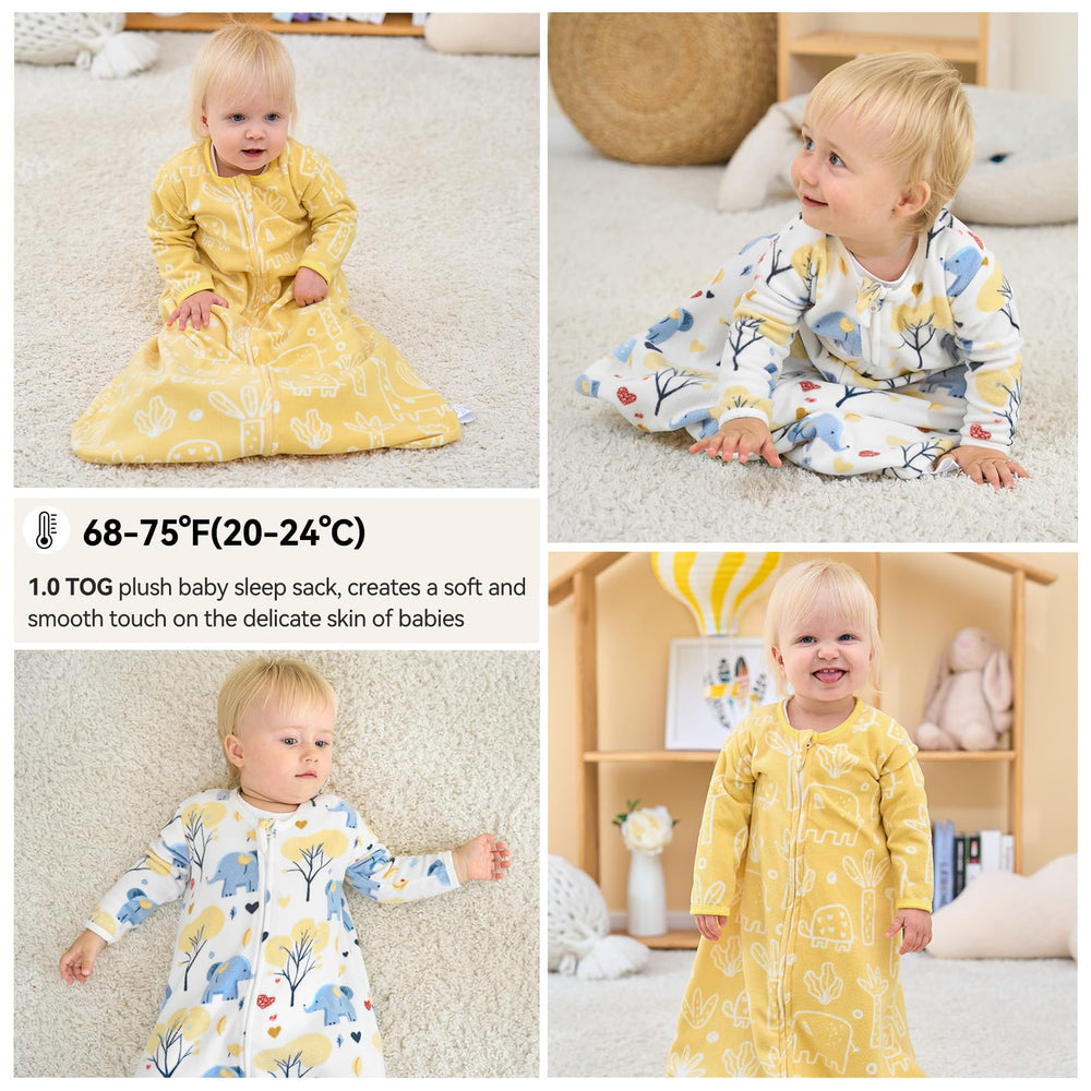 Unnivoll two-pack wearable blanket, machine washable for busy parents.