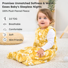 Unnivoll two-way zipper sleep sack enables easy diaper changes without waking baby